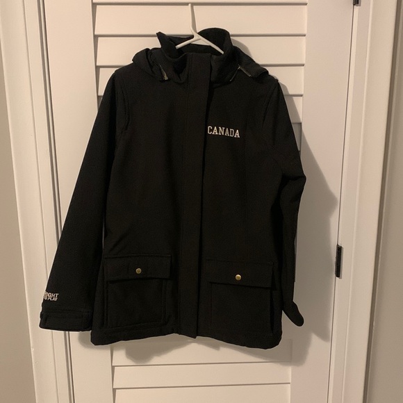 Roots "Right to Play," Water resistant , black jacket. - Picture 2 of 6